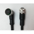 6pin plug M8 mini/right angle-5pin female connector cable